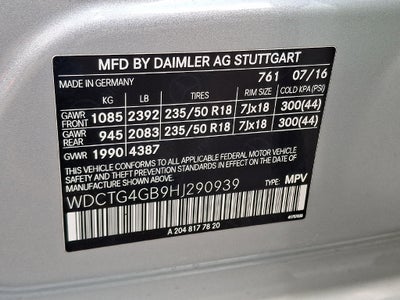 2017 Mercedes-Benz GLA GLA 250 4MATIC®