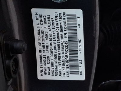 2015 Honda Civic EX