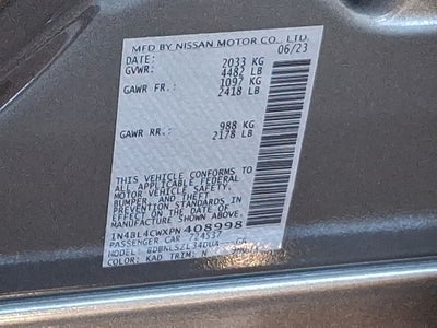 2023 Nissan Altima 2.5 SR