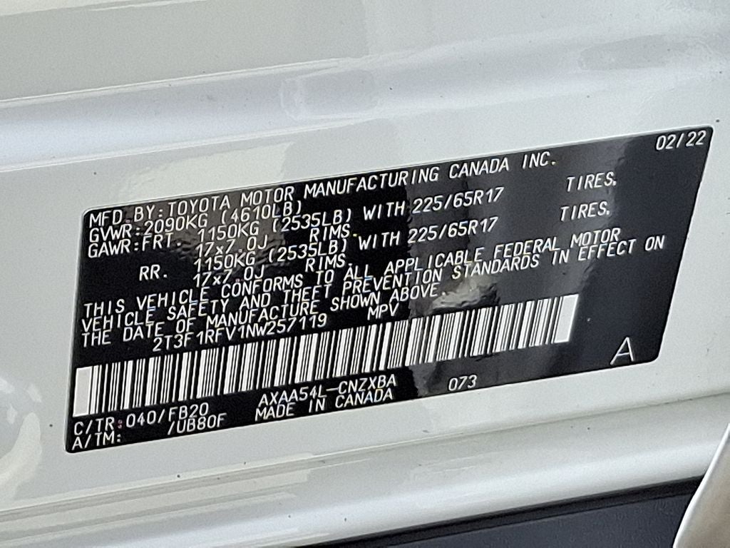 2022 Toyota RAV4 LE