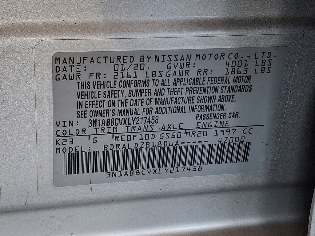 2020 Nissan Sentra SV