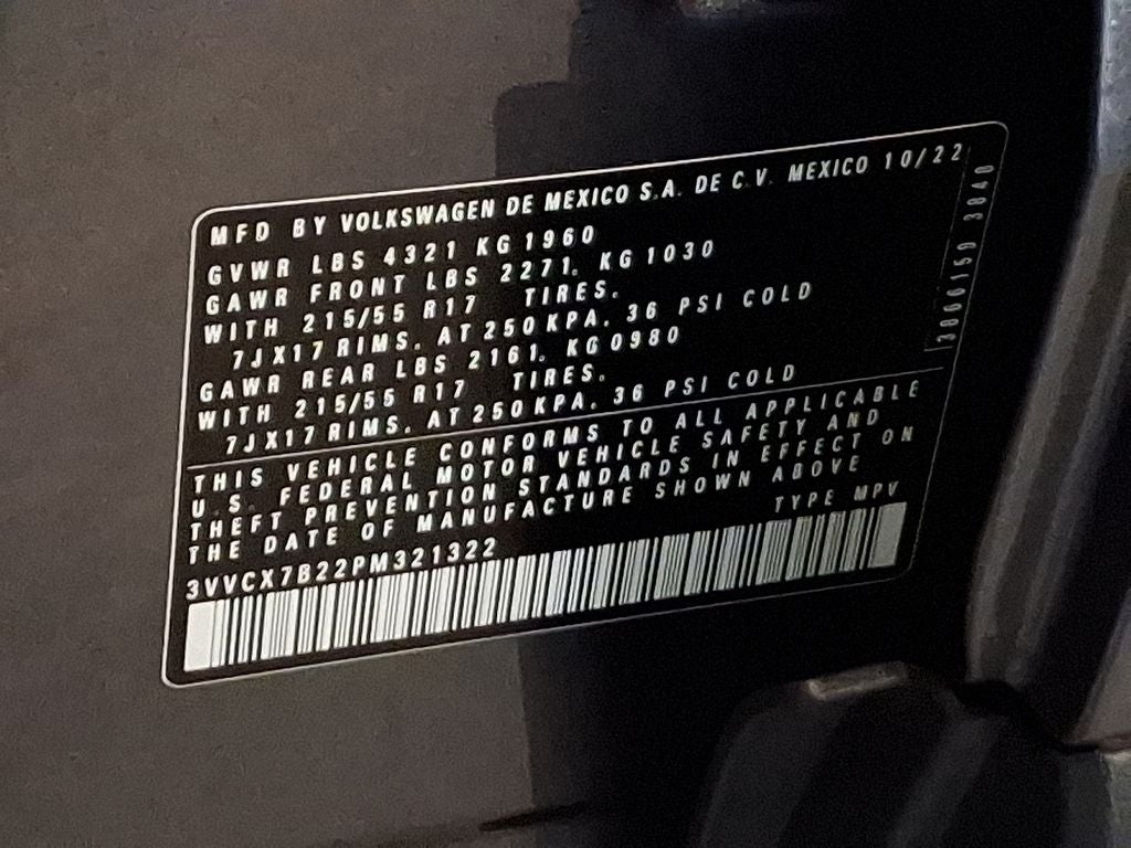 2023 Volkswagen Taos 1.5T S