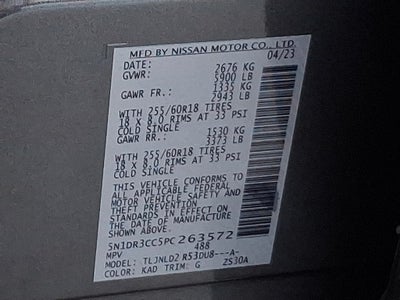 2023 Nissan Pathfinder SL