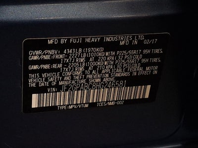 2017 Subaru Crosstrek 2.0i Premium