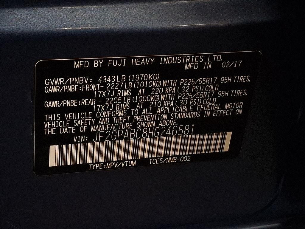 2017 Subaru Crosstrek 2.0i Premium