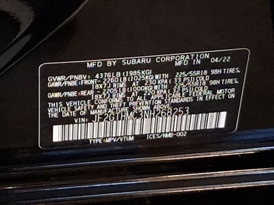 2022 Subaru Crosstrek Limited