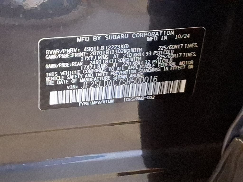 2025 Subaru Forester Base