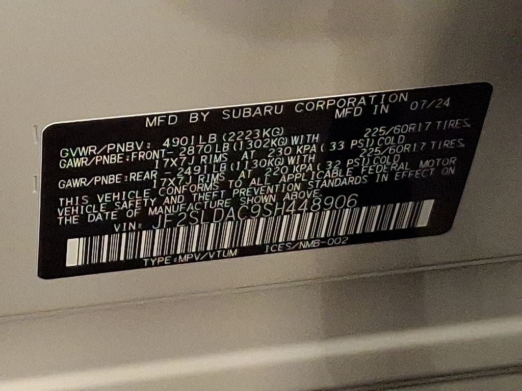 2025 Subaru Forester Base