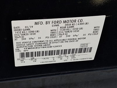 2019 Ford Explorer Sport