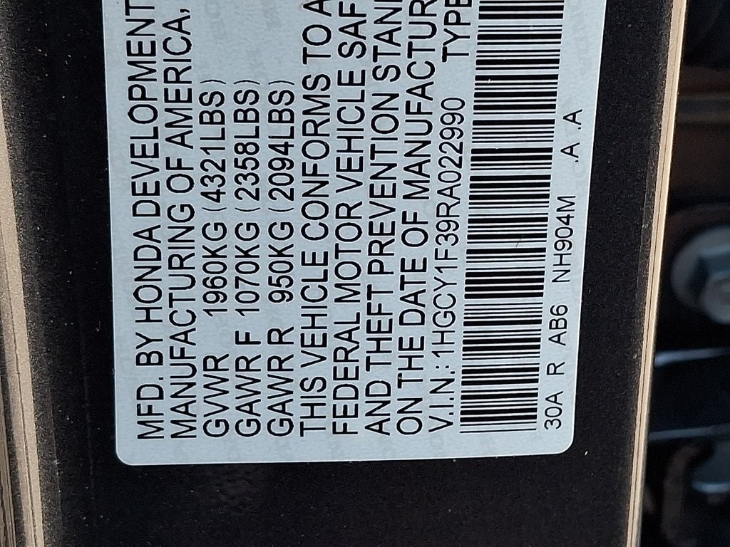 2024 Honda Accord EX