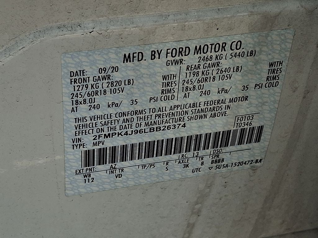 2020 Ford Edge SEL