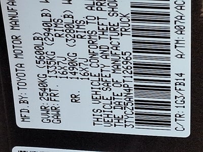 2023 Toyota Tacoma SR V6