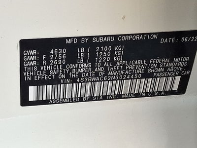 2022 Subaru Legacy Premium