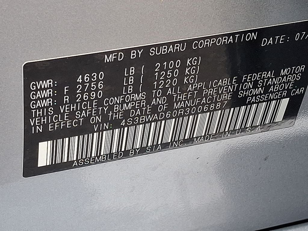 2024 Subaru Legacy Premium