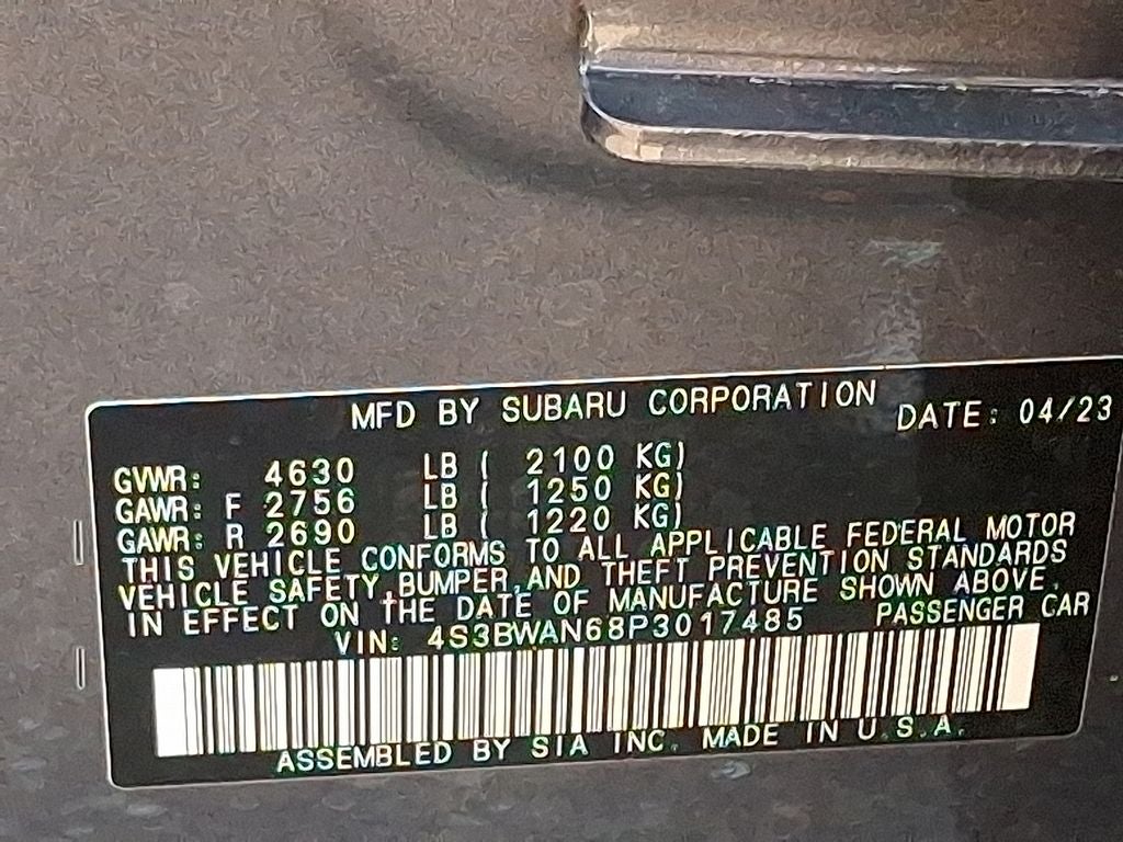 2023 Subaru Legacy Limited