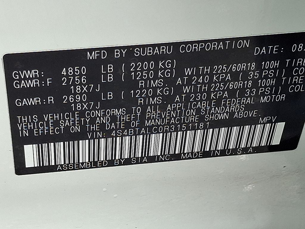 2024 Subaru Outback Onyx Edition