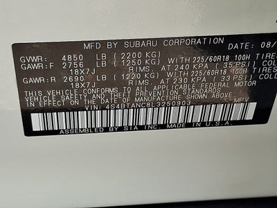 2020 Subaru Outback Limited Limited