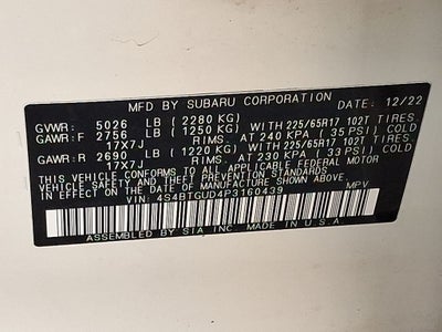 2023 Subaru Outback Wilderness