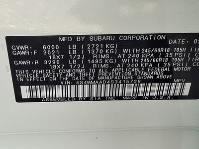 2025 Subaru Ascent Premium