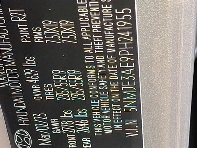 2023 Hyundai Tucson Limited