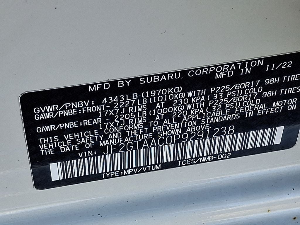 2023 Subaru Crosstrek Base