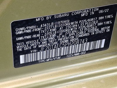 2023 Subaru Crosstrek Premium