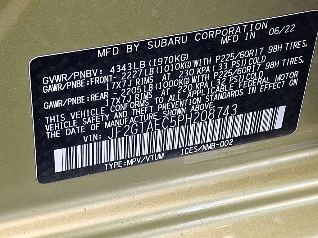 2023 Subaru Crosstrek Premium