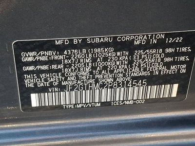 2023 Subaru Crosstrek Limited