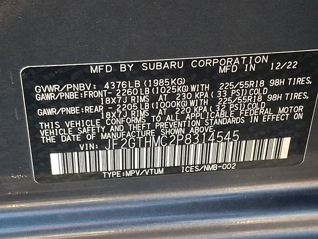 2023 Subaru Crosstrek Limited