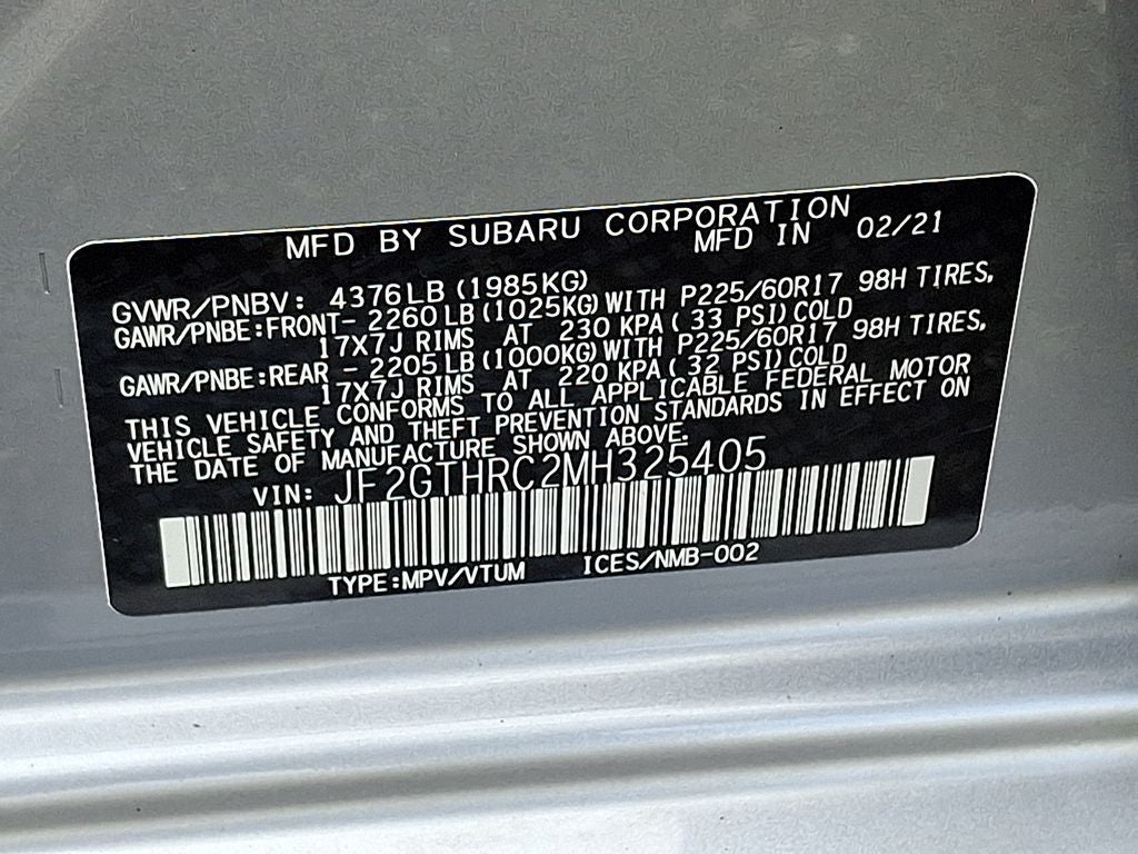 2021 Subaru Crosstrek Sport