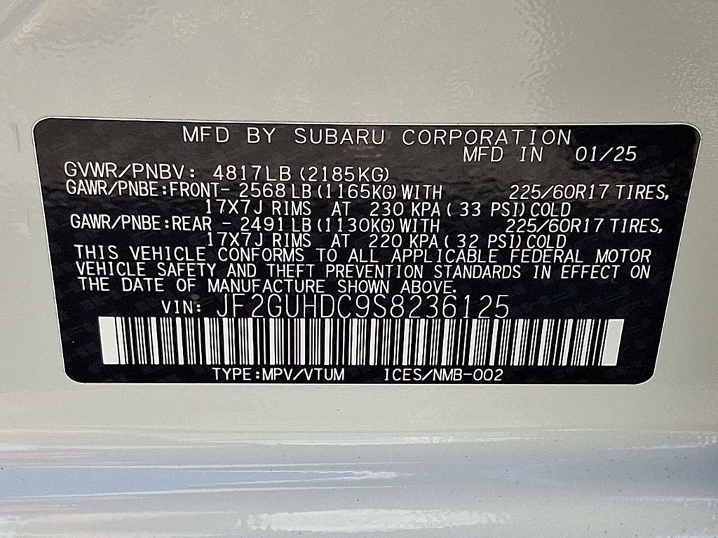 2025 Subaru Crosstrek Premium