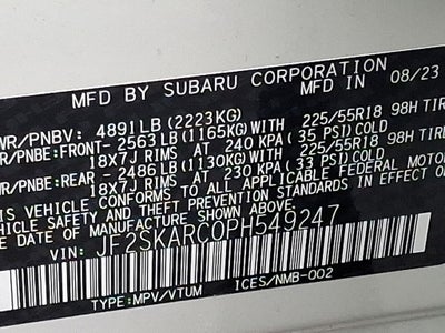 2023 Subaru Forester Touring