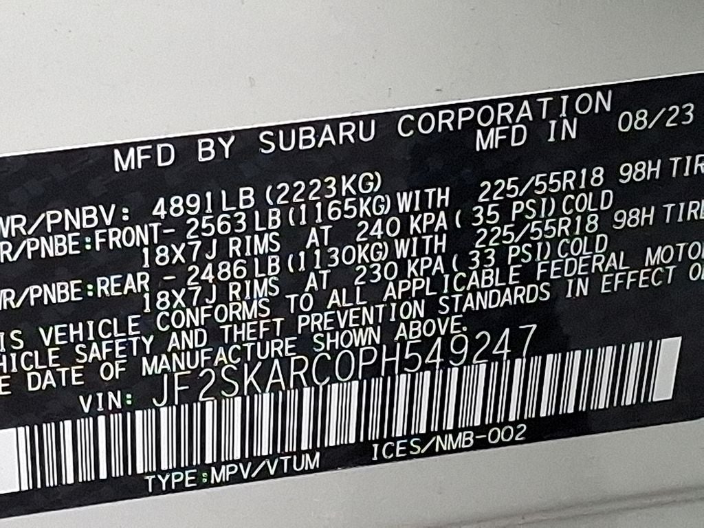 2023 Subaru Forester Touring