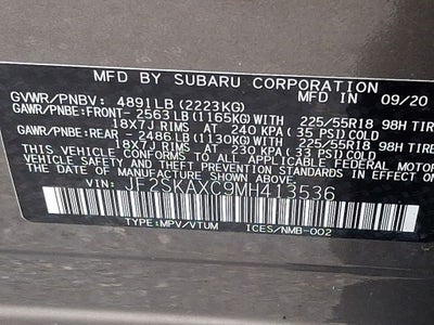 2021 Subaru Forester Touring