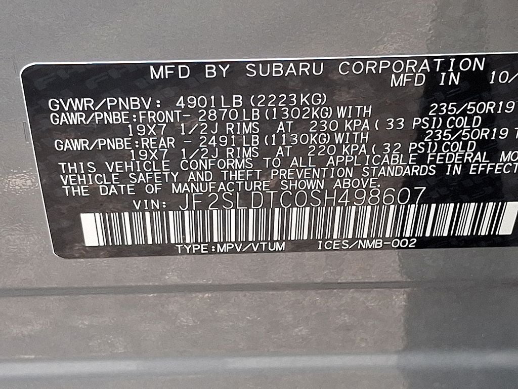 2025 Subaru Forester Touring