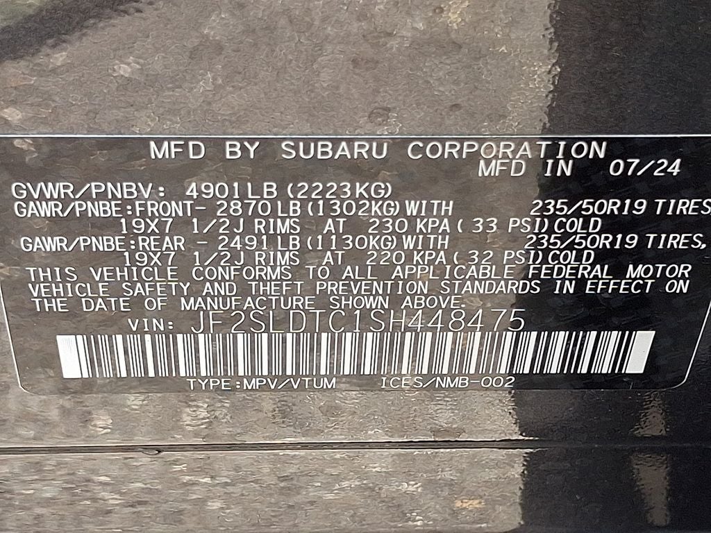 2025 Subaru Forester Touring