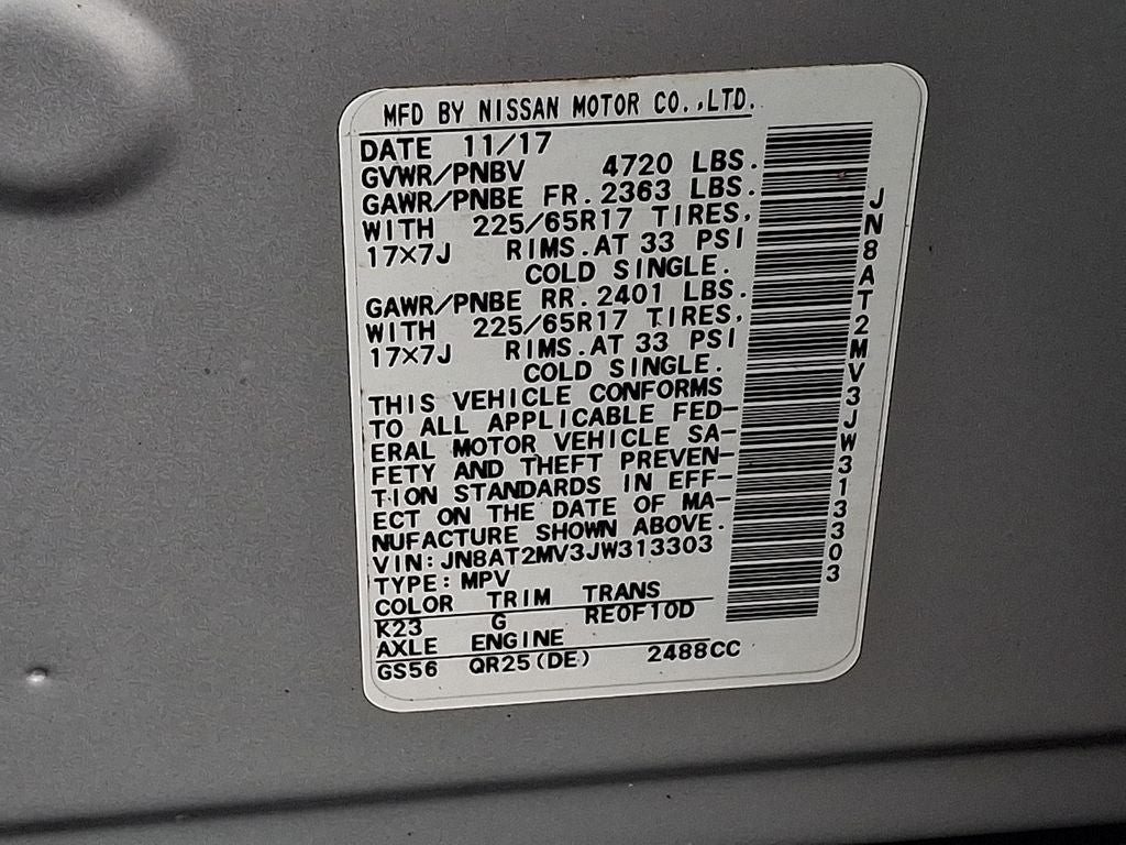 2018 Nissan Rogue SV