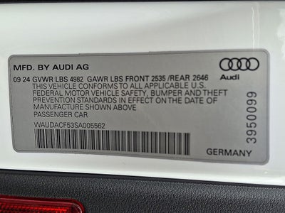 2025 Audi A5 Sportback quattro