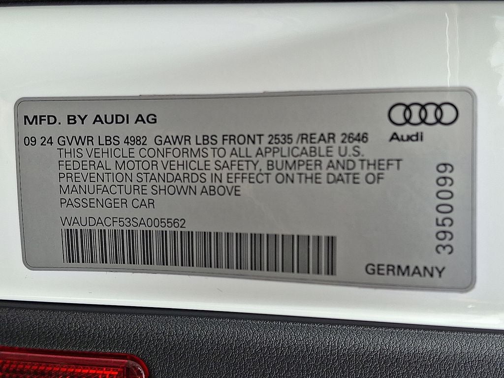 2025 Audi A5 Sportback quattro