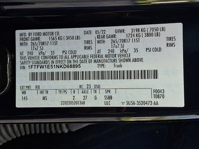 2022 Ford F-150 XLT