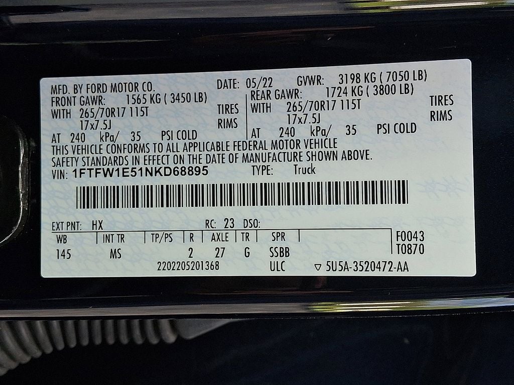 2022 Ford F-150 XLT