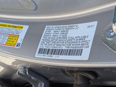 2021 Honda Accord EX-L