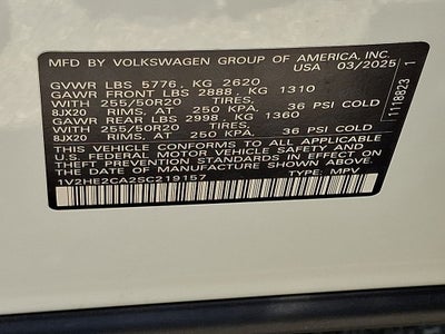 2025 Volkswagen Atlas Cross Sport 2.0T SE w/Technology