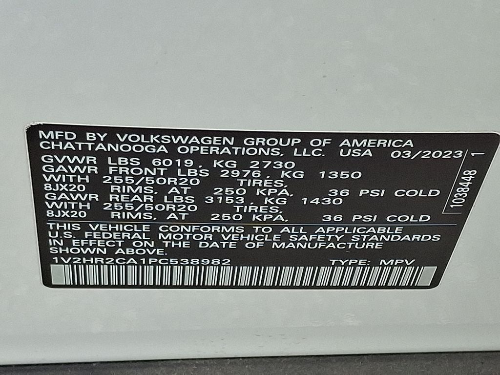 2023 Volkswagen Atlas 3.6L V6 SE w/Technology