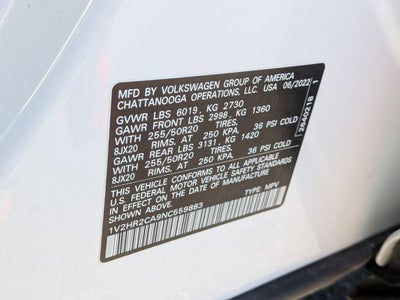 2022 Volkswagen Atlas 3.6L V6 SE w/Technology