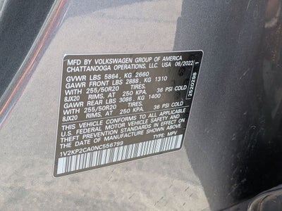 2022 Volkswagen Atlas 2.0T SE w/Technology