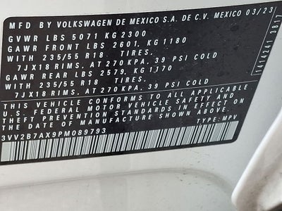 2023 Volkswagen Tiguan 2.0T SE