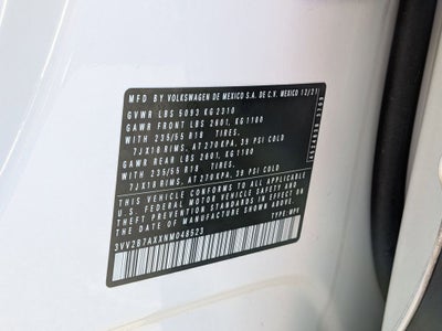 2022 Volkswagen Tiguan 2.0T SE