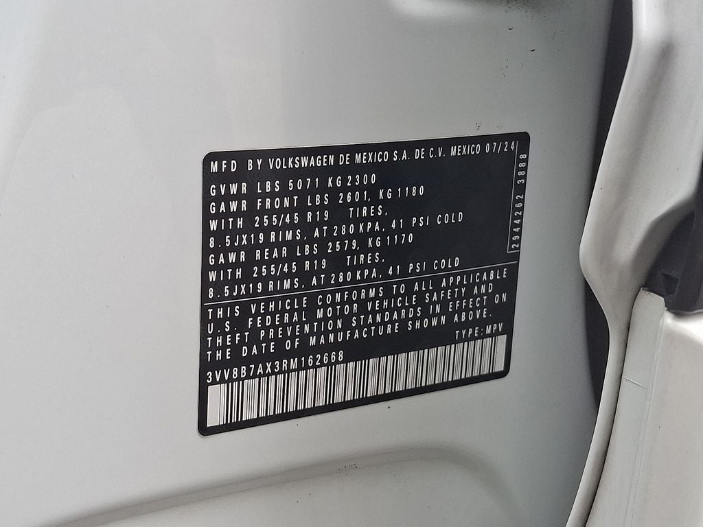 2024 Volkswagen Tiguan 2.0T SE R-Line Black