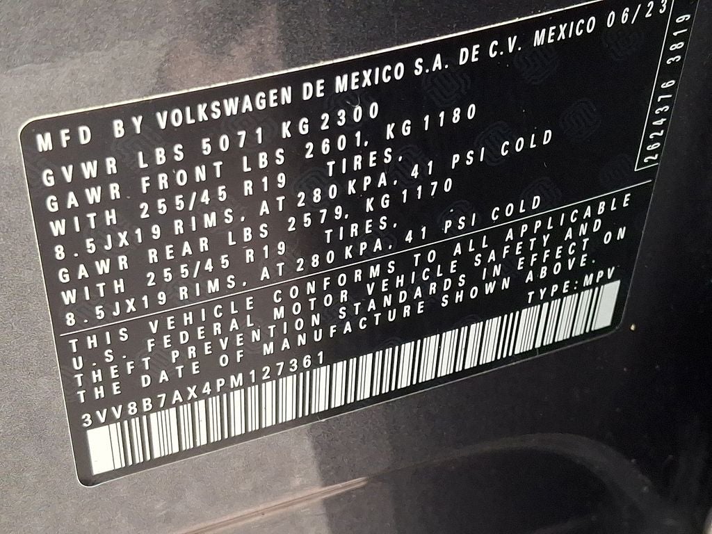 2023 Volkswagen Tiguan 2.0T SE R-Line Black